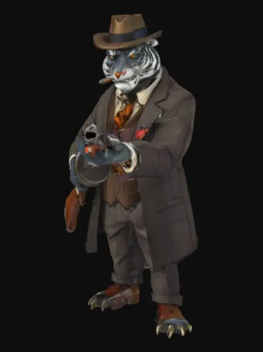3D model for The Tiger Mobster