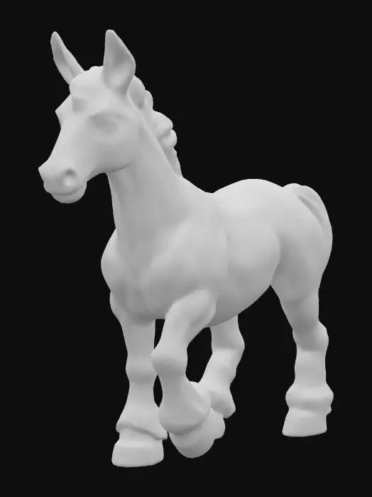 3D model for an "OR NOT" sign (neon orange, dark purple, bright yellow, neon blue, flash pink)