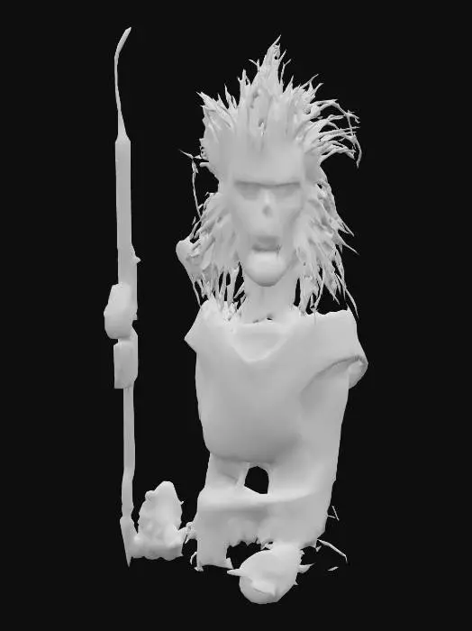 3D model for Iron Maiden 1st Album Eddie