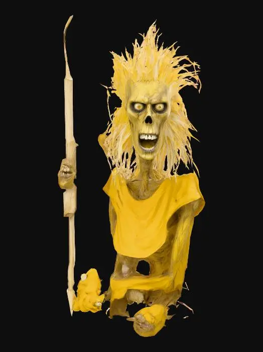 3D model for Iron Maiden 1st Album Eddie