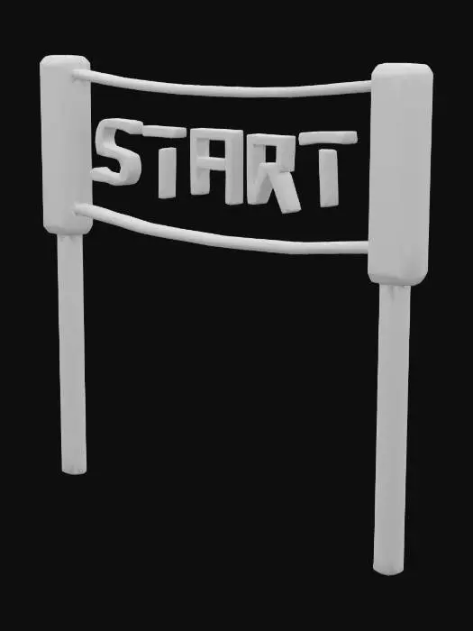 3D model for Starting Line Icon