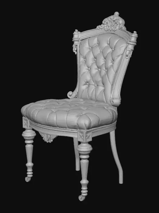 3D model for John Jelliff American 1868-70 Side Chair