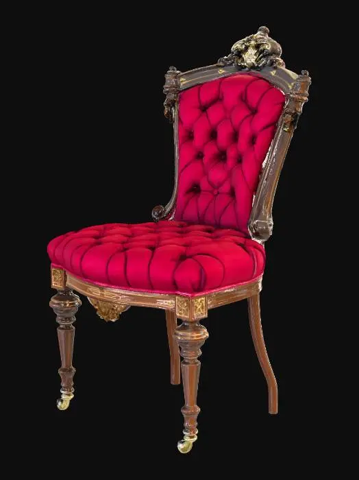 3D model for John Jelliff American 1868-70 Side Chair