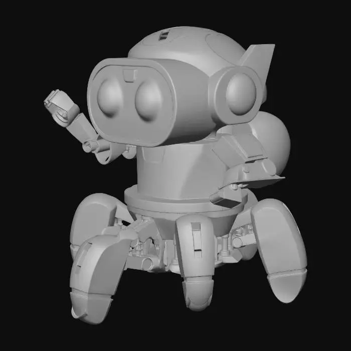 3D model for Yellow Bot
