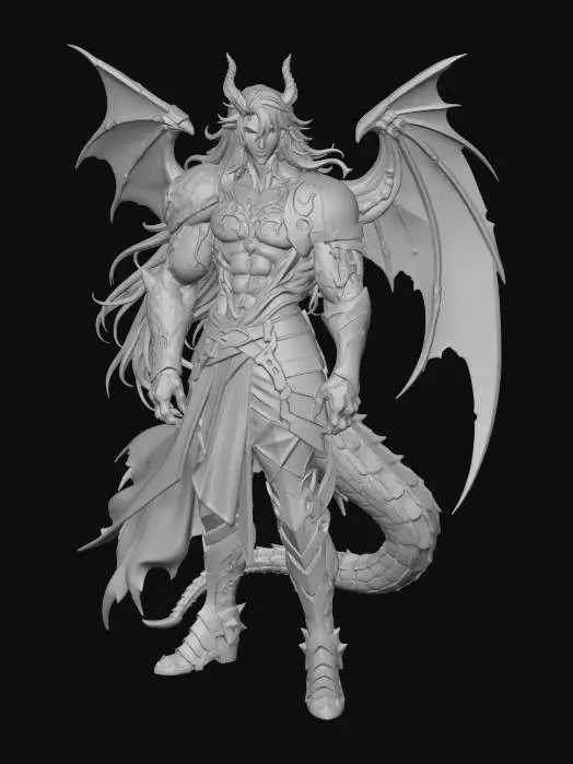 3D model for Emberwyrm Warlord