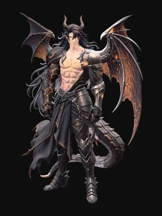 3D model for Emberwyrm Warlord