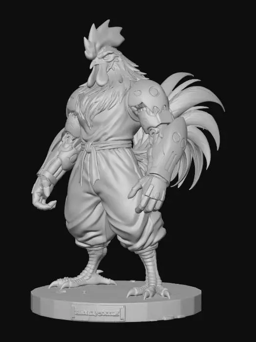 3D model for Mecha-Rooster
