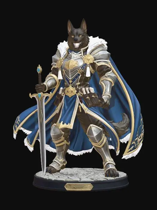 3D model for Gryphon-Heart Paladin