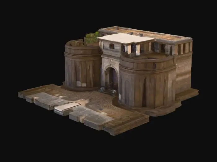 3D model for Shaniwar Wada
