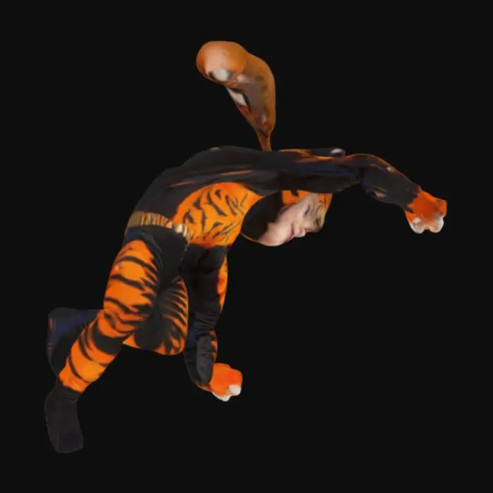3D model for Tiger Cub Superhero