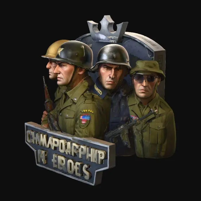 3D model for Championship of Heroes Artwork