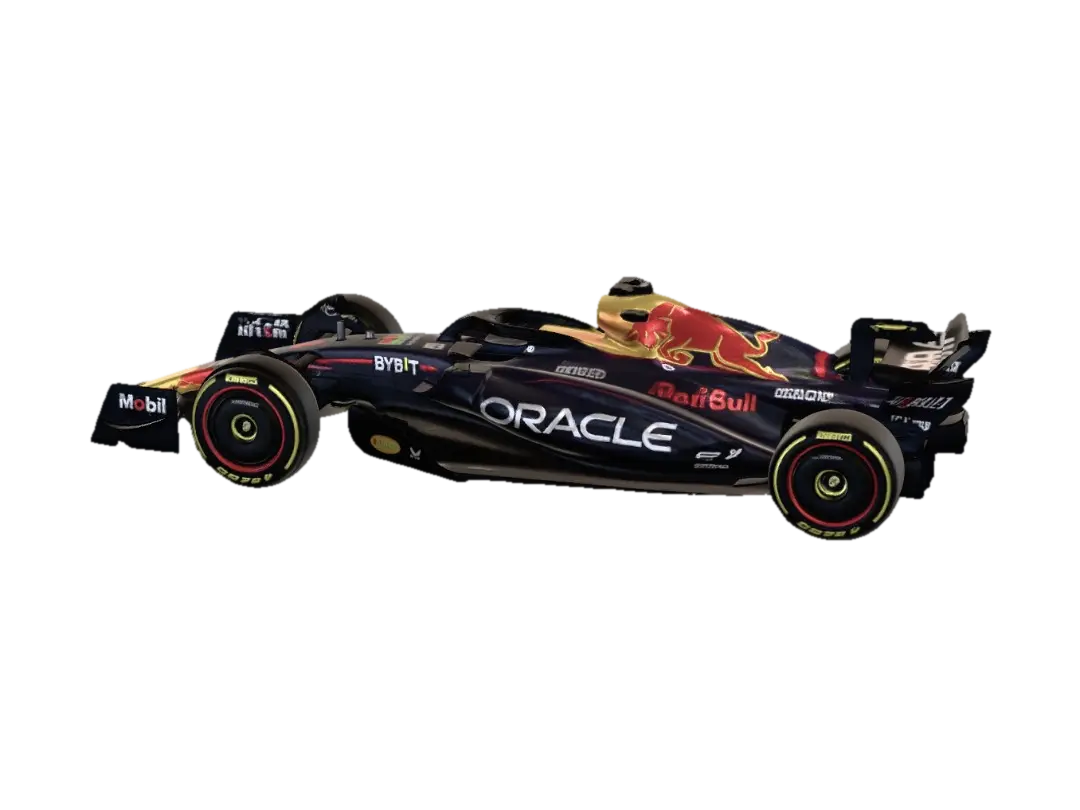 Red Bull Racing Formula 1 Car - Racecar 3D model, vytvořený pomocí AI