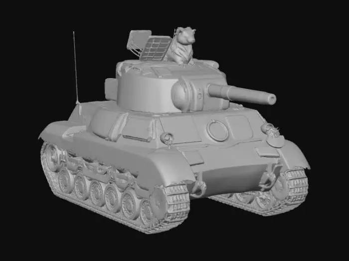 3D model for Top Dog on a Tank