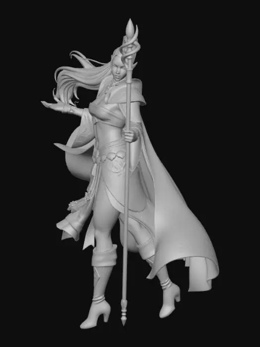 3D model for Classic MMORPG Gal