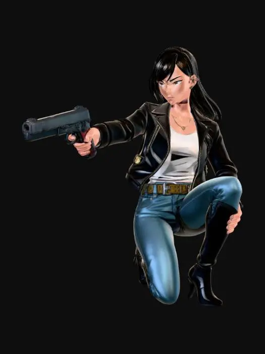 3D model for Detective Gunslinger