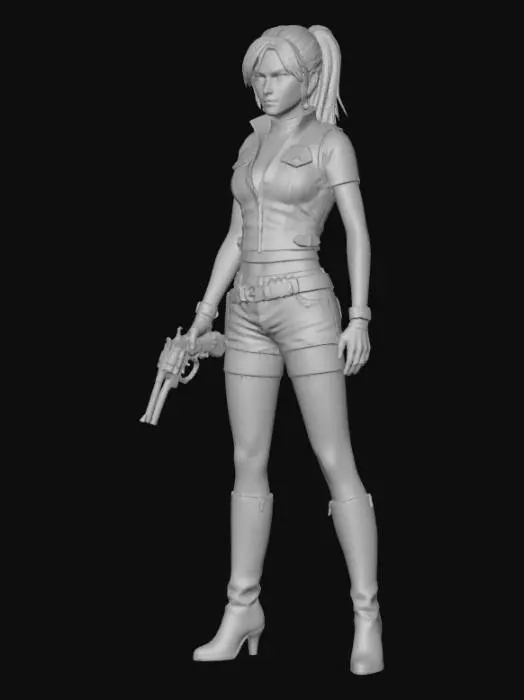 3D model for Claire Redfield: Action Pose