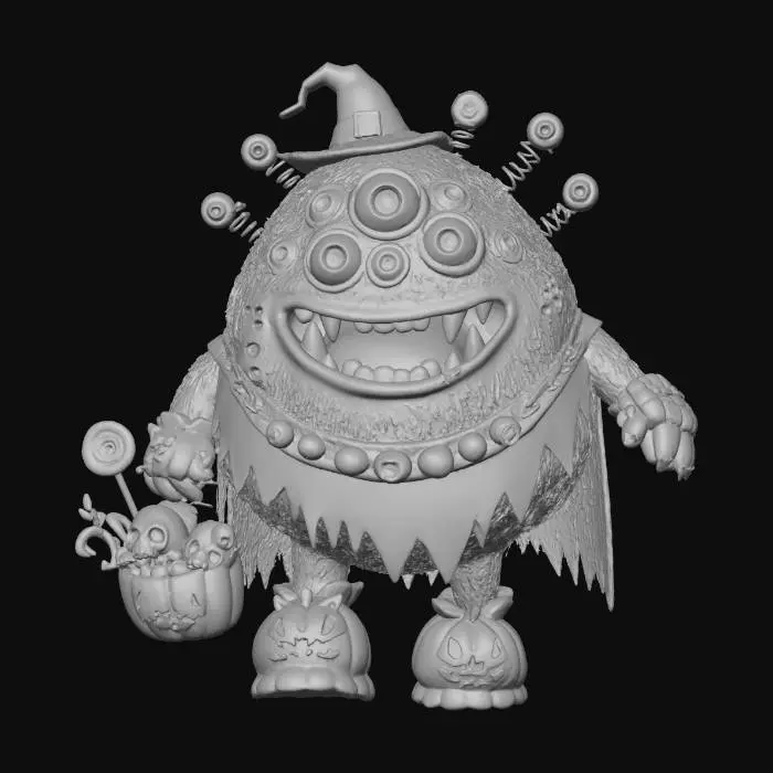 3D model for Halloween Monster Bash, #Halloween2025#