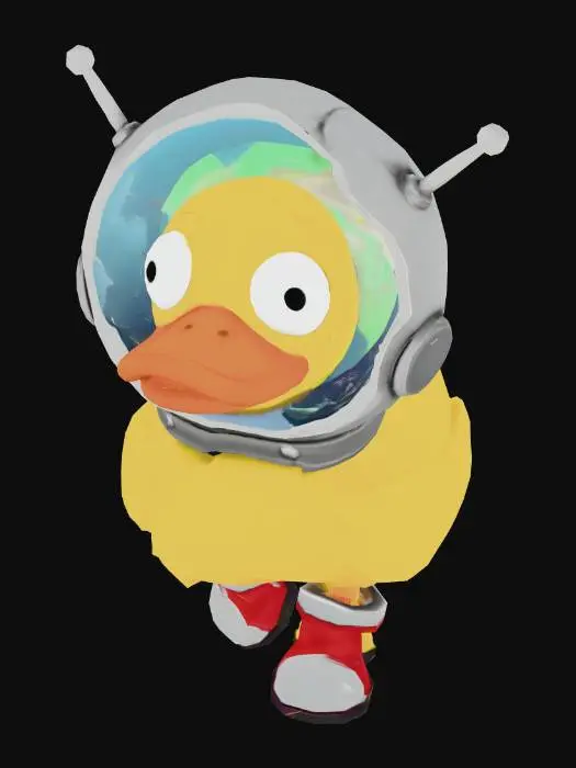 3D model for Astronaut Duck