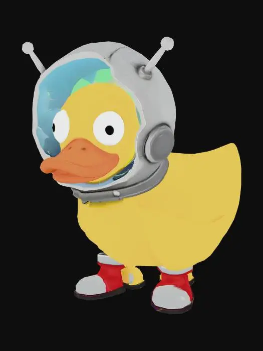 3D model for Astronaut Duck