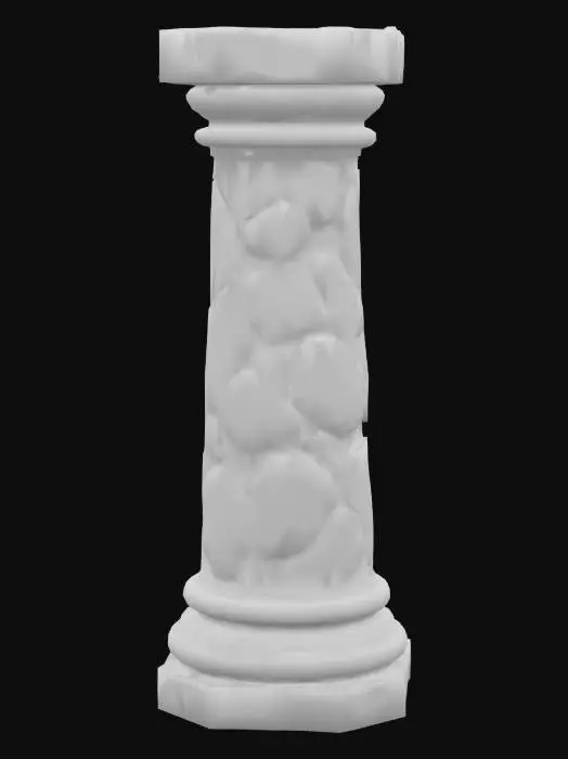 3D model for {
  "prompt": "Broken sandstone pillar ancient desert column ruins 3D game asset weathered orange stone",
  "style": "realistic cartoon 3D game art",
  "subject": "damaged sandstone column",
  "composition": "isolated structure, transparent background",
  "lighting": "flat, no shadows",
  "color_palette": "orange sandstone, warm ochre, desert beige",
  "technical_specs": {
    "background": "none",
    "ground": "none",
    "format": "3D asset",
    "style_blend": "70% realistic, 30% cartoon"
  },
  "details": [
    "cracked surface texture",
    "partially destroyed top",
    "ancient carved details",
    "weathered stone blocks"
  ],
  "avoid": [
    "ground plane",
    "background",
    "complete structures",
    "shadows"
  ]
}
