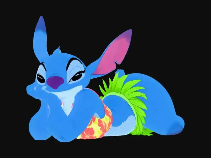 3D model for Nocturnal Beach Daydream female Stitch