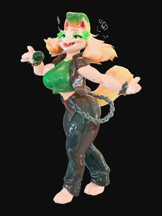 3D model for Concert in the Spotlight by Genderbent Ralsei