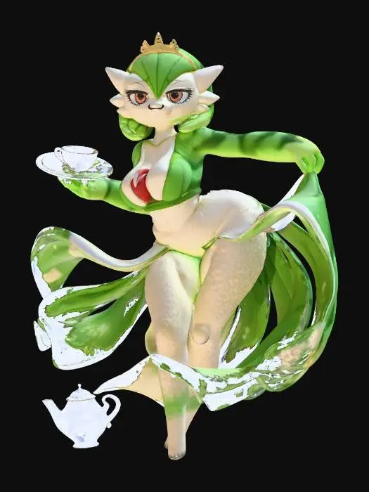 3D model for Gardevoir's Tea Time Enchantment