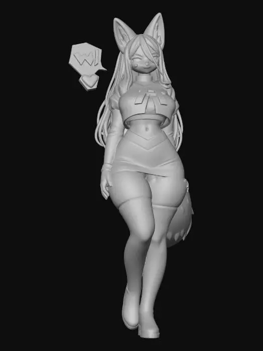 3D model for Pink Vixen's Cosplay