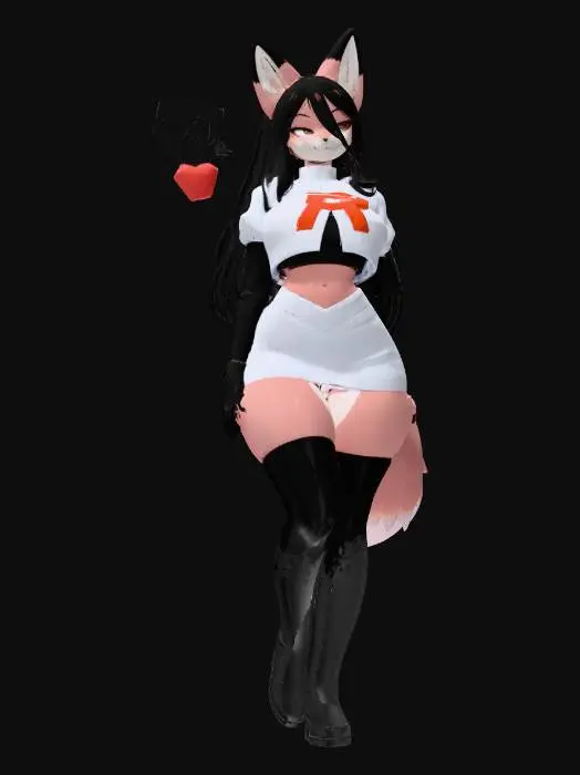 3D model for Pink Vixen's Cosplay