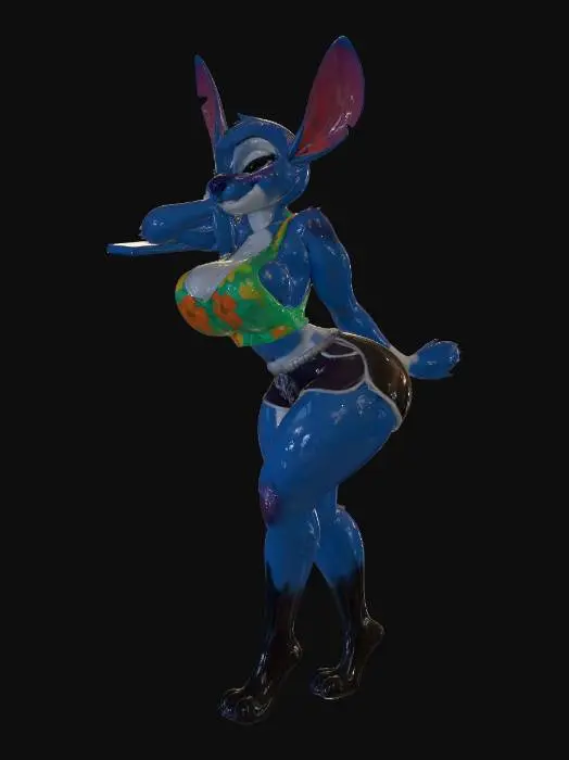 3D model for City Sunset Unwind Genderbent Stitch