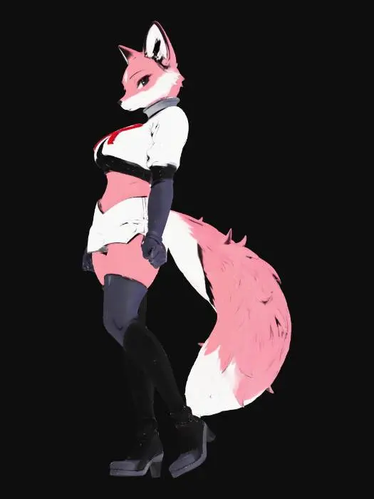 3D model for Foxy Team Rocket Cosplay