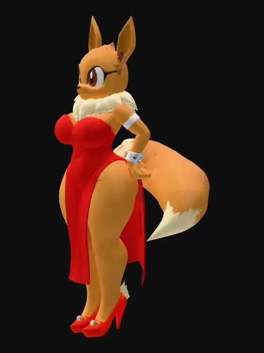 3D model for Glamorous Eevee