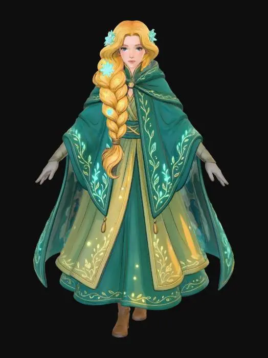 3D model for Forest Enchantress