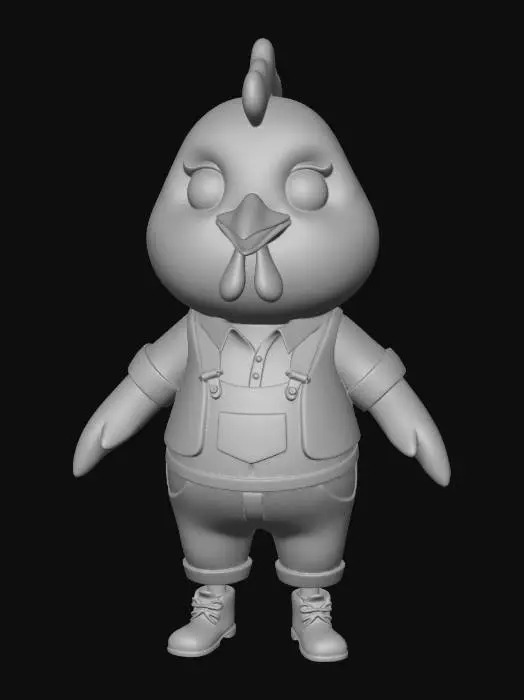3D model for Farmyard Chick