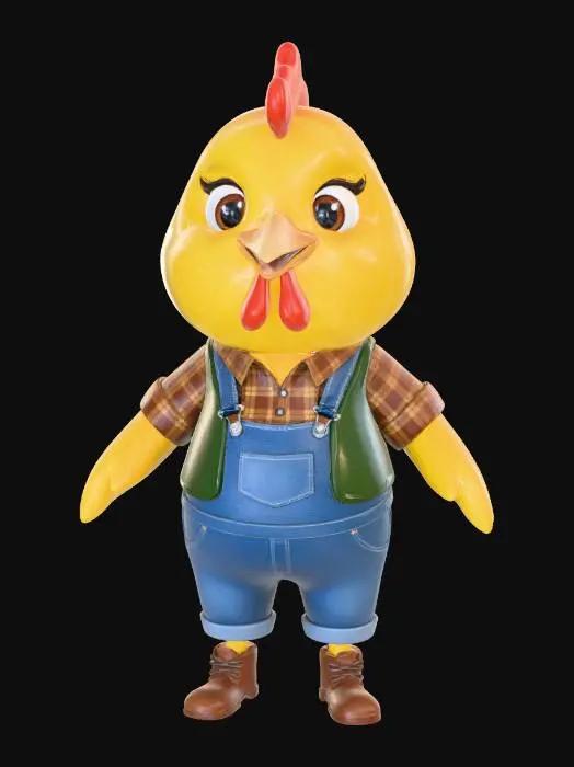 3D model for Farmyard Chick