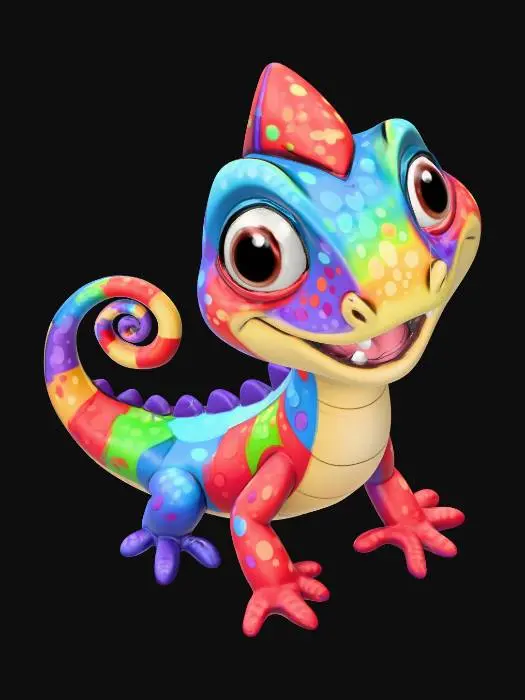 3D model for Rainbow Chameleon