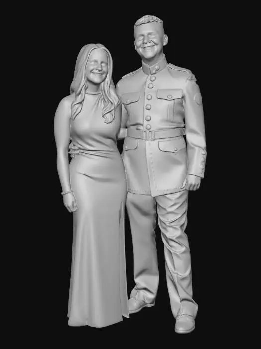 3D model for Military Formal Couple