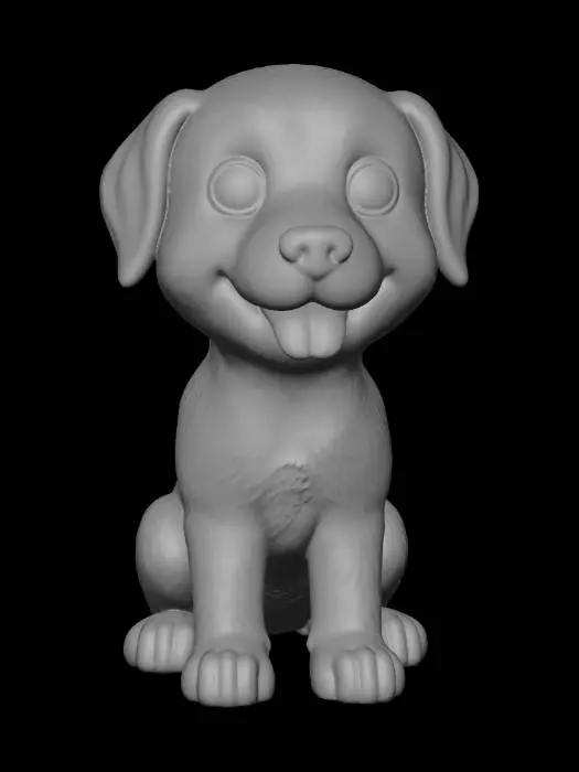 3D model for Joyful Pup