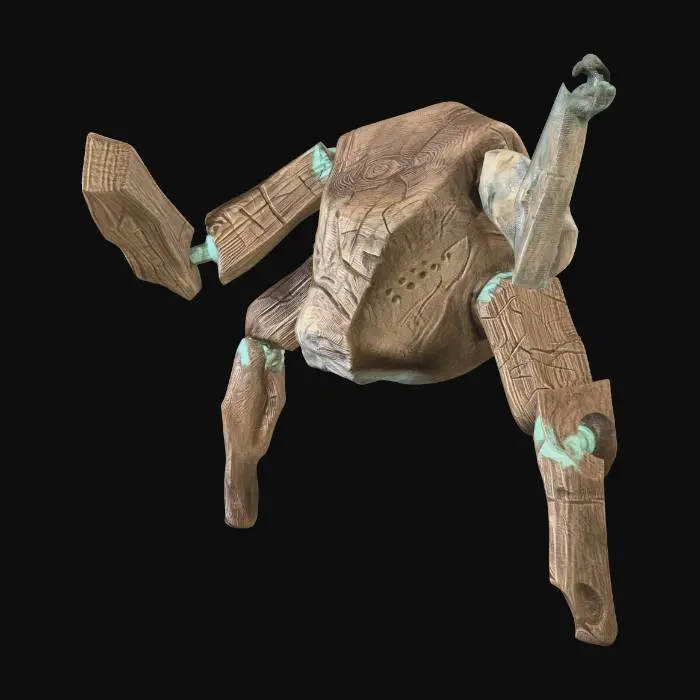 3D model for Timber Hexapod