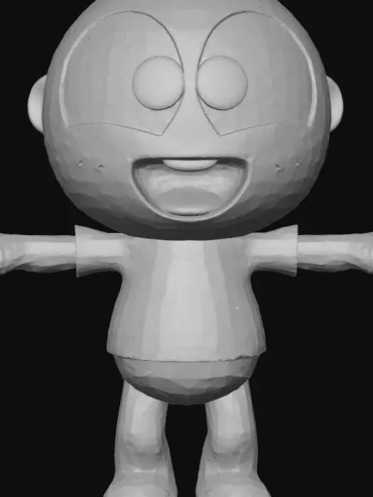 3D model for Blue Playful Character