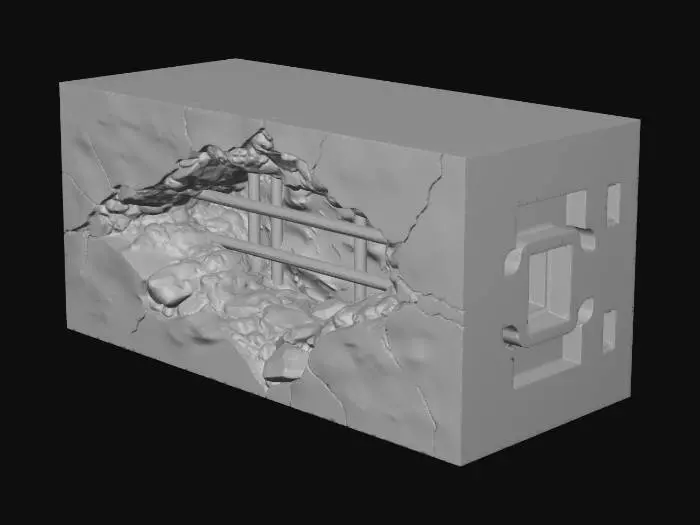 3D model for Fractured Barrier