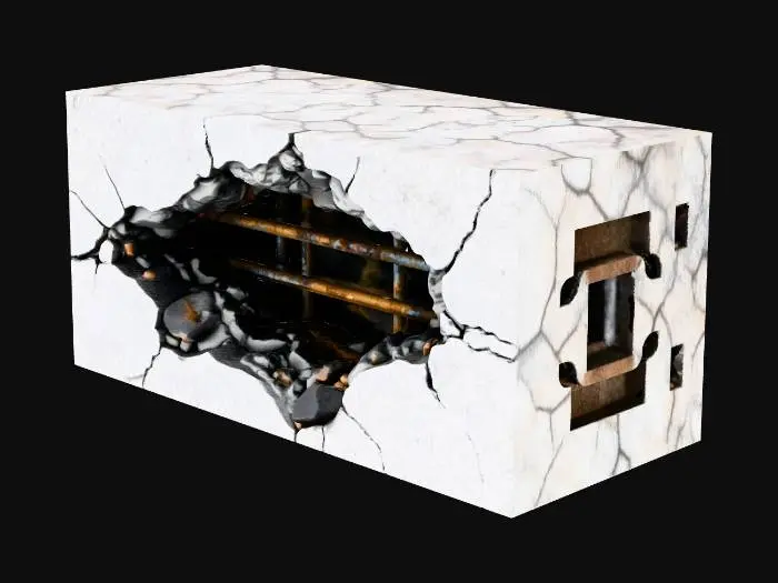 3D model for Fractured Barrier