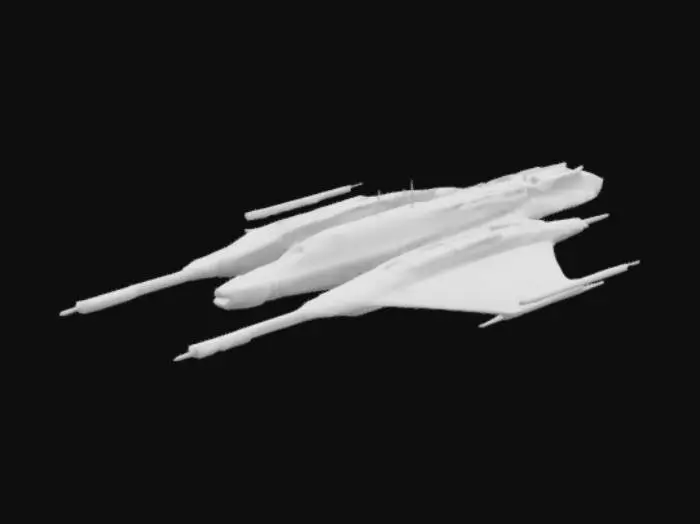 3D model for Aerospace fighter