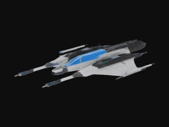 3D model for Aerospace fighter