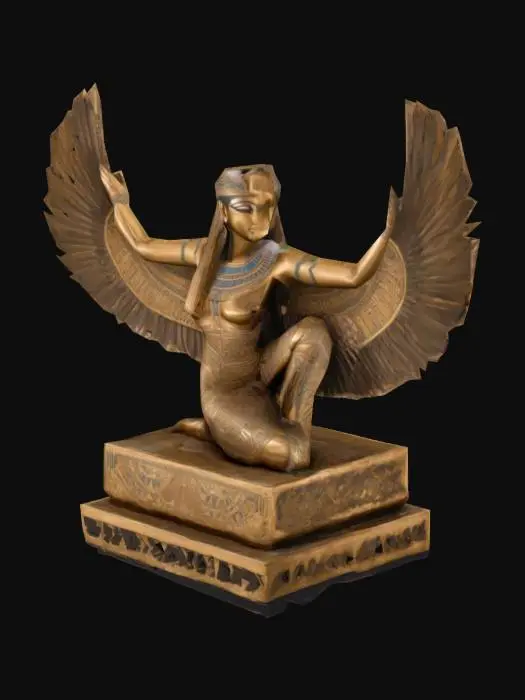 3D model for Winged Goddess Statue