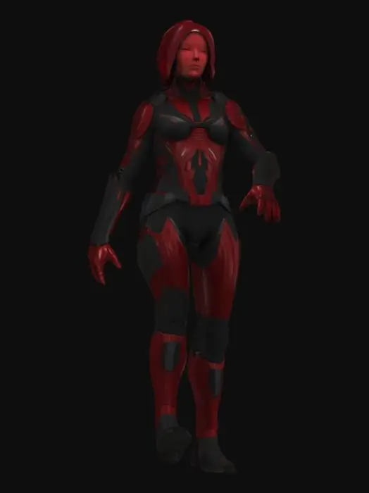 3D model for Natasha Forrester, pilot