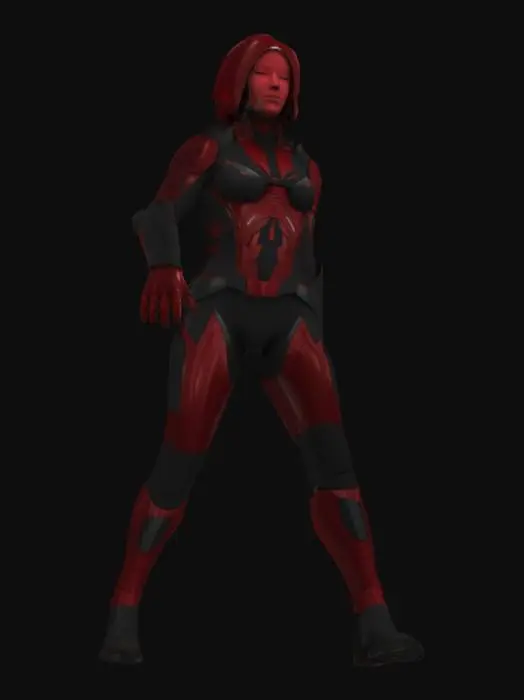3D model for Natasha Forrester, pilot