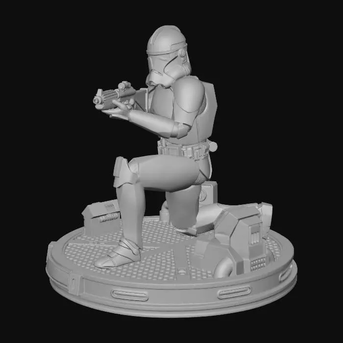 3D model for Clone Trooper Ready