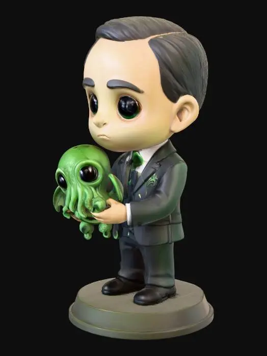 3D model for Lovecraft and Cthulhu, #Halloween2025#