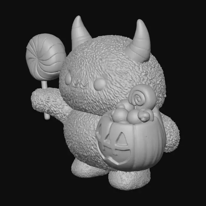 3D model for Miplo of CandiBeasts Halloween World, #Halloween2025#